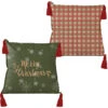 Kissenhülle "Christmas Time" In Grün/ Rot - (L)45 X (B)45 Cm -Heimtextilien Verkauf tierra bella kissenhulle christmas time in grun rot l 45 x b 45 cm