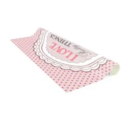 Vinyl-Teppich - No.KA17 I Love Pretty Things In Rosa -Heimtextilien Verkauf wallart vinyl teppich no ka17 i love pretty things in rosa 5