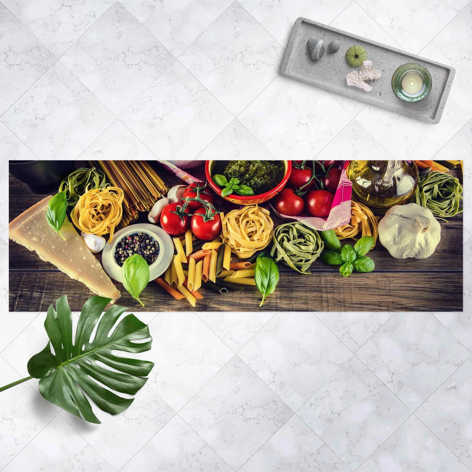 Vinyl-Teppich - Pasta In Bunt 4 Vinyl-Teppich - Pasta In Bunt – Bild 2