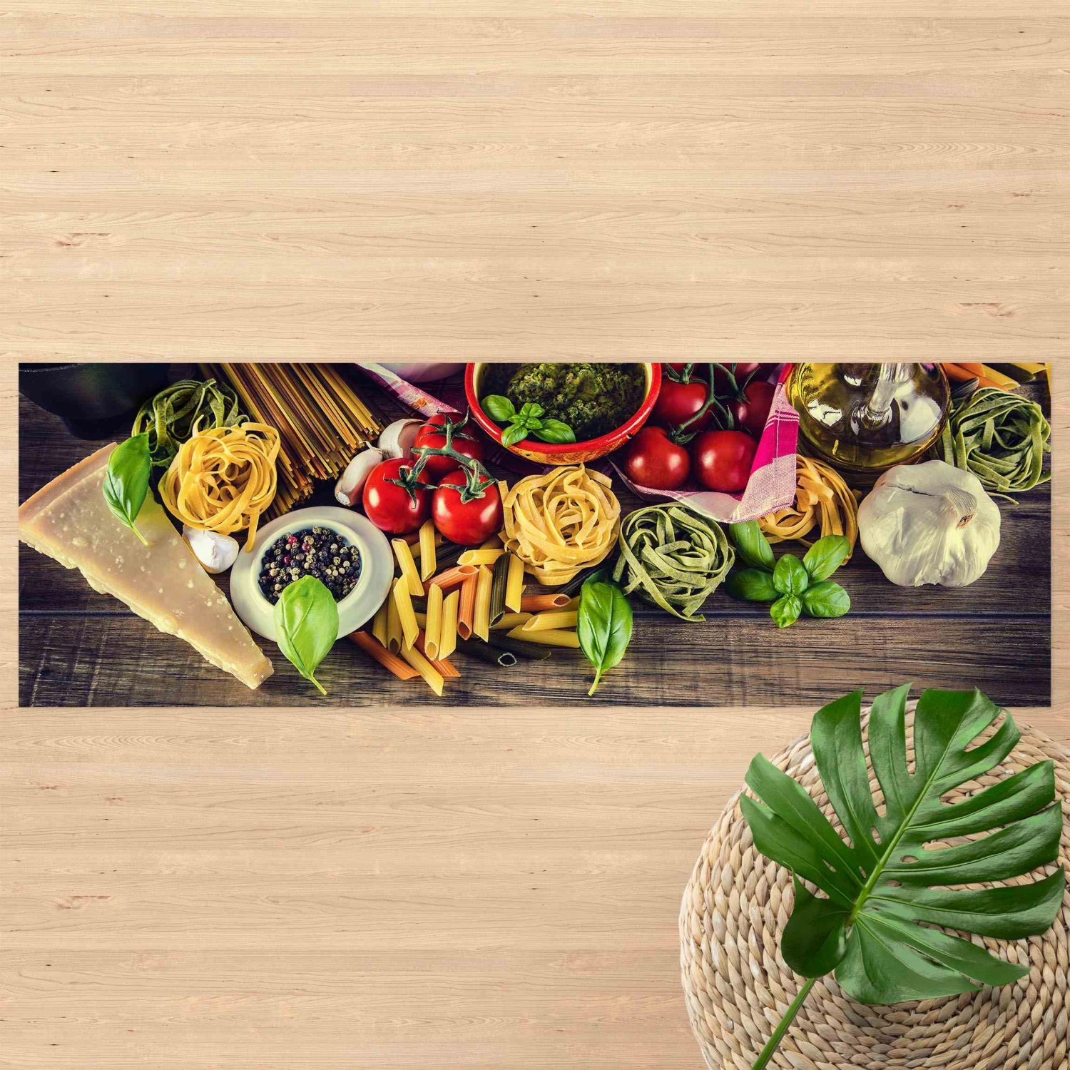 Vinyl-Teppich - Pasta In Bunt 5 Vinyl-Teppich - Pasta In Bunt – Bild 3