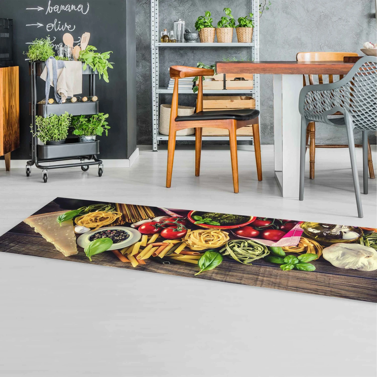 Vinyl-Teppich - Pasta In Bunt 6 Vinyl-Teppich - Pasta In Bunt – Bild 4