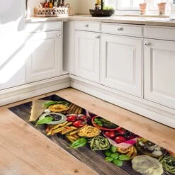 Vinyl-Teppich - Pasta In Bunt 13 Vinyl-Teppich - Pasta In Bunt -Heimtextilien Verkauf wallart vinyl teppich pasta in bunt 4