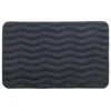 Wenko Badteppich Memory Foam Waves Dunkelgrau In Grau -Heimtextilien Verkauf wenko badteppich memory foam waves dunkelgrau in grau
