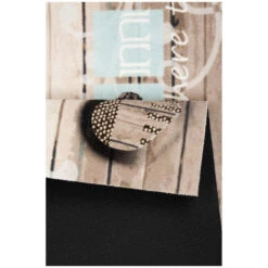 Kurzflor Küchenläufer Home Is Where The Heart Is Creme Grau 45x140 Cm -Heimtextilien Verkauf zala living kurzflor kuchenlaufer home is where the heart is creme grau 45x140 cm 1